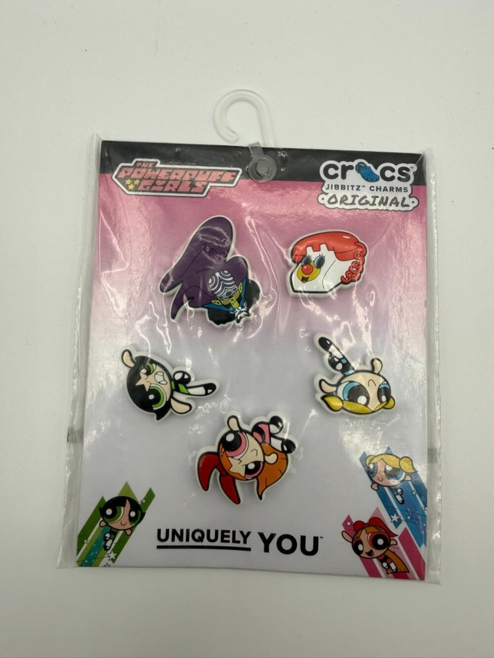 Uniquely You Crocs Jibbitz Shoe Charms Powerpuff Girls 5 Pack Cartoon Network